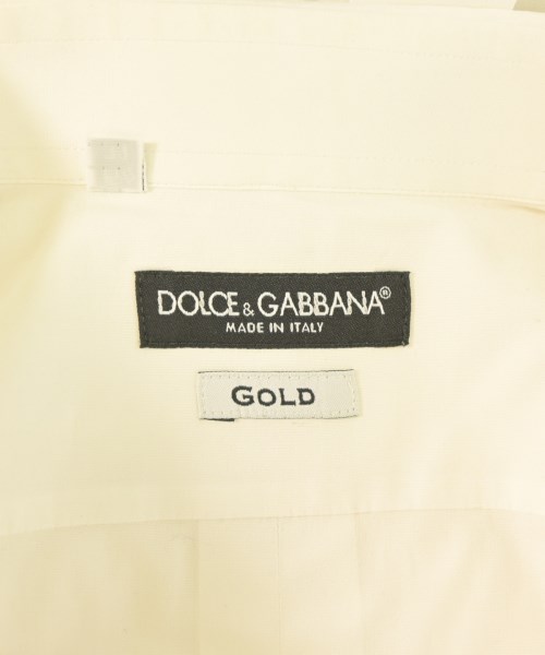 DOLCE&GABBANA（ドルチェアンドガッバーナ）ドレスシャツ 白 サイズ:39(M位) メンズ/2200704225701