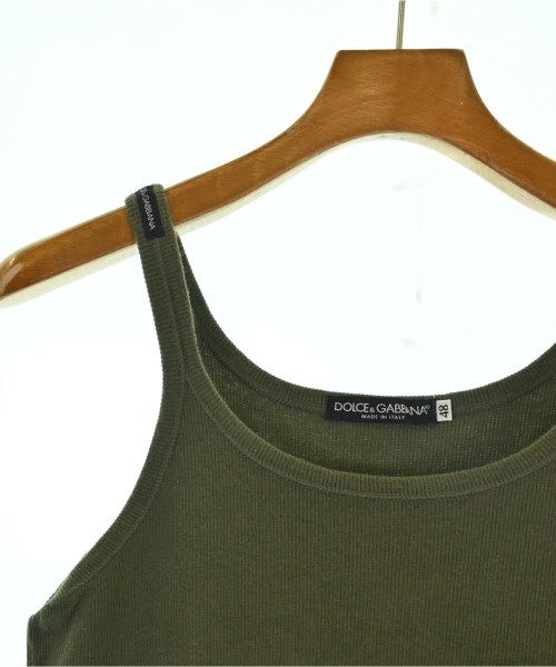 DOLCE&GABBANA（ドルチェアンドガッバーナ）タンクトップ カーキ サイズ:48(L位) メンズ/2200704251366