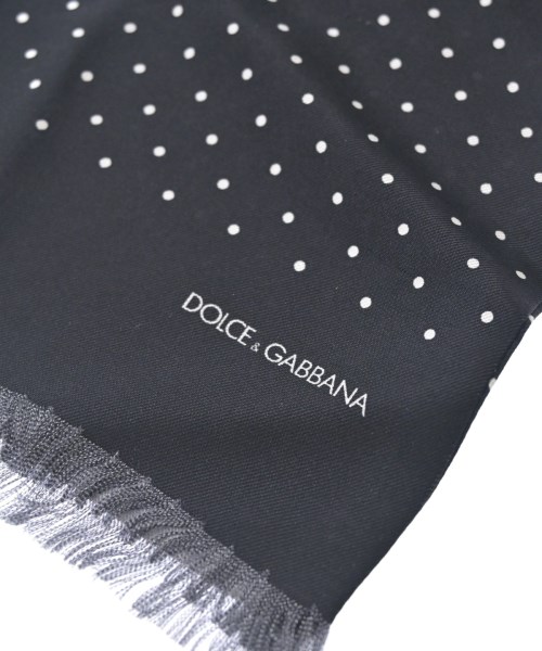 DOLCE&GABBANA（ドルチェアンドガッバーナ）ストール 黒 サイズ:- メンズ/2200704251458