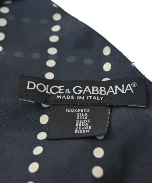 DOLCE&GABBANA（ドルチェアンドガッバーナ）ストール 紺 サイズ:- メンズ/2200704251533