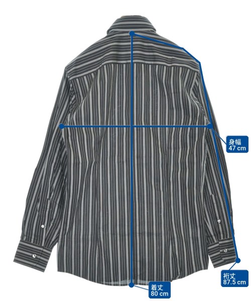 DOLCE&GABBANA（ドルチェアンドガッバーナ）カジュアルシャツ 黒 サイズ:39(M位) メンズ/2200704297678