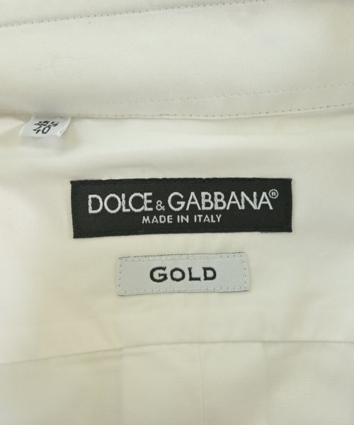 DOLCE&GABBANA（ドルチェアンドガッバーナ）カジュアルシャツ 白 サイズ:40(L位) メンズ/2200704297753