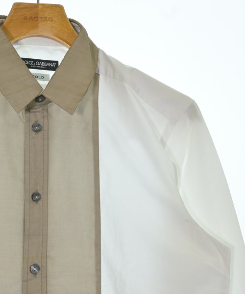 DOLCE&GABBANA（ドルチェアンドガッバーナ）カジュアルシャツ 白 サイズ:40(L位) メンズ/2200704297753
