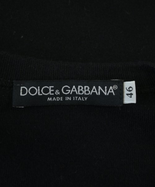 DOLCE&GABBANA（ドルチェアンドガッバーナ）Tシャツ・カットソー 黒 サイズ:46(M位) メンズ/2200704297869