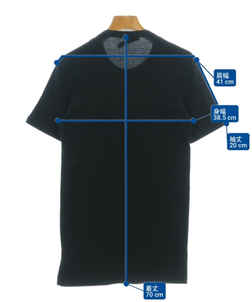 DOLCE&GABBANA（ドルチェアンドガッバーナ）Tシャツ・カットソー 黒 サイズ:46(M位) メンズ/2200704297869