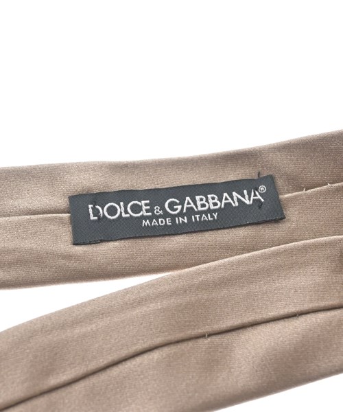 DOLCE&GABBANA（ドルチェアンドガッバーナ）ネクタイ ベージュ サイズ:- メンズ/2200704604643