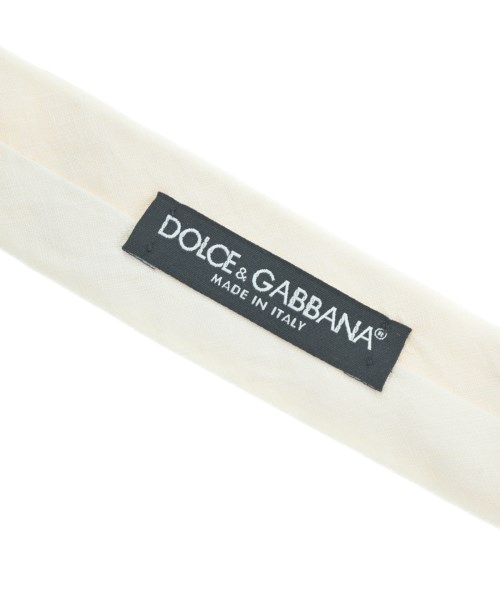 DOLCE&GABBANA（ドルチェアンドガッバーナ）ネクタイ 白 サイズ:- メンズ/2200704604650