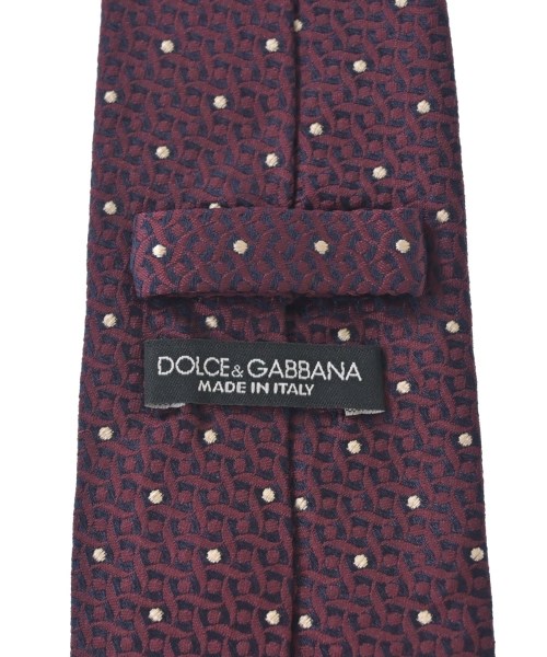 DOLCE&GABBANA（ドルチェアンドガッバーナ）ネクタイ 赤 サイズ:- メンズ/2200704604834
