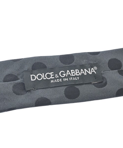 DOLCE&GABBANA（ドルチェアンドガッバーナ）ネクタイ グレー サイズ:- メンズ/2200704604896