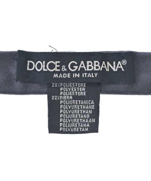 DOLCE&GABBANA（ドルチェアンドガッバーナ）ネクタイ 黒 サイズ:- メンズ/2200704604902