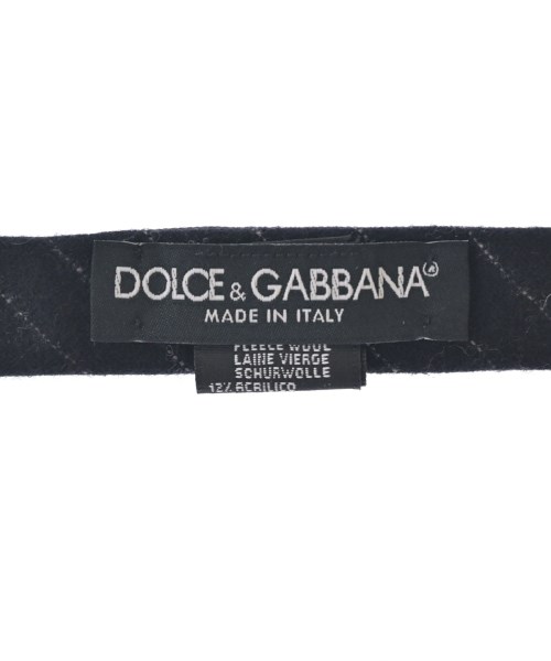 DOLCE&GABBANA（ドルチェアンドガッバーナ）ネクタイ 黒 サイズ:- メンズ/2200704604964