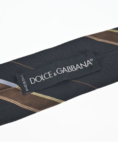 DOLCE&GABBANA（ドルチェアンドガッバーナ）ネクタイ 黒 サイズ:- メンズ/2200704642027