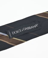 DOLCE&GABBANA（ドルチェアンドガッバーナ）ネクタイ 黒 サイズ:- メンズ/2200704642027