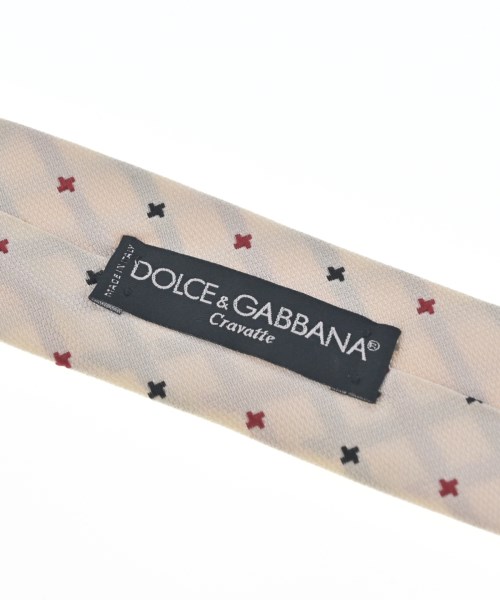 DOLCE&GABBANA（ドルチェアンドガッバーナ）ネクタイ 白 サイズ:- メンズ/2200704642133