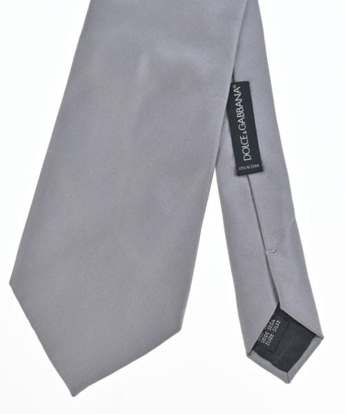 DOLCE&GABBANA（ドルチェアンドガッバーナ）ネクタイ グレー サイズ:- メンズ/2200704642157