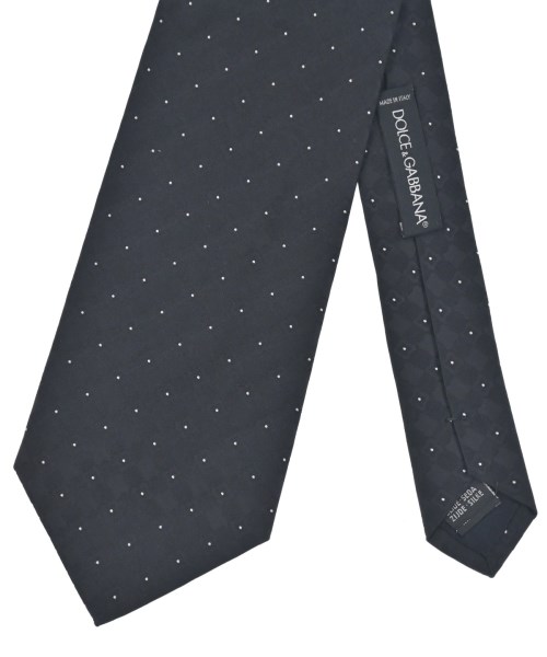 DOLCE&GABBANA（ドルチェアンドガッバーナ）ネクタイ 黒 サイズ:- メンズ/2200704642737