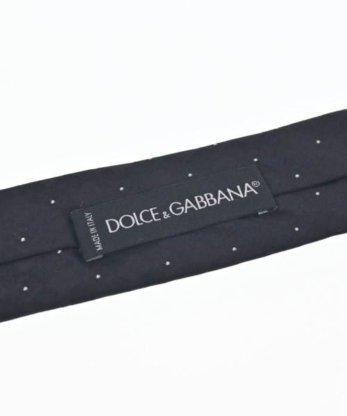 DOLCE&GABBANA（ドルチェアンドガッバーナ）ネクタイ 黒 サイズ:- メンズ/2200704642737