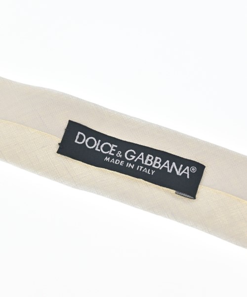 DOLCE&GABBANA（ドルチェアンドガッバーナ）ネクタイ 白 サイズ:- メンズ/2200704642904