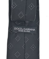 DOLCE&GABBANA（ドルチェアンドガッバーナ）ネクタイ 黒 サイズ:- メンズ/2200704642997