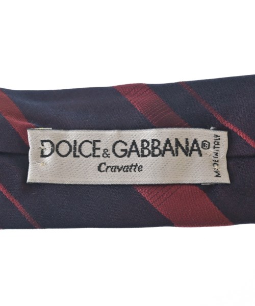 DOLCE&GABBANA（ドルチェアンドガッバーナ）ネクタイ 黒 サイズ:- メンズ/2200704666139