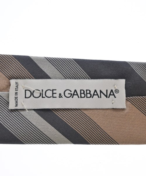DOLCE&GABBANA（ドルチェアンドガッバーナ）ネクタイ ベージュ サイズ:- メンズ/2200704666276