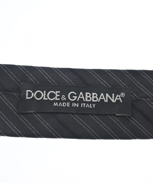 DOLCE&GABBANA（ドルチェアンドガッバーナ）ネクタイ 黒 サイズ:- メンズ/2200704666504