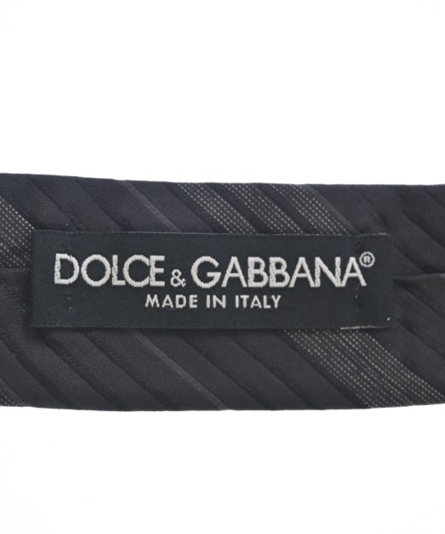 DOLCE&GABBANA（ドルチェアンドガッバーナ）ネクタイ 黒 サイズ:- メンズ/2200704666849