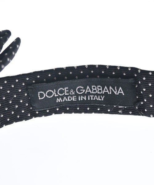 DOLCE&GABBANA（ドルチェアンドガッバーナ）ネクタイ 黒 サイズ:- メンズ/2200704687066