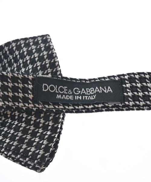 DOLCE&GABBANA（ドルチェアンドガッバーナ）ネクタイ 黒 サイズ:- メンズ/2200704687073