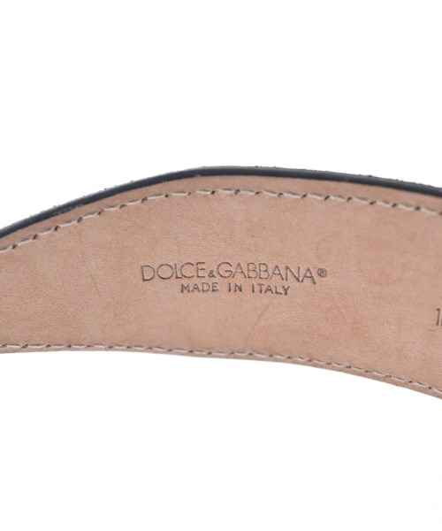 DOLCE&GABBANA（ドルチェアンドガッバーナ）ベルト 黒 サイズ:40 メンズ/2200704687622