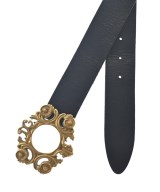 DOLCE&GABBANA（ドルチェアンドガッバーナ）ベルト 黒 サイズ:- メンズ/2200704687691