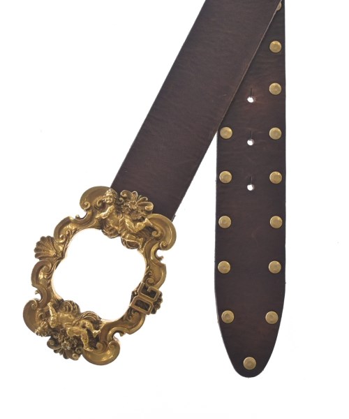 DOLCE&GABBANA（ドルチェアンドガッバーナ）ベルト 茶 サイズ:42 メンズ/2200704687714