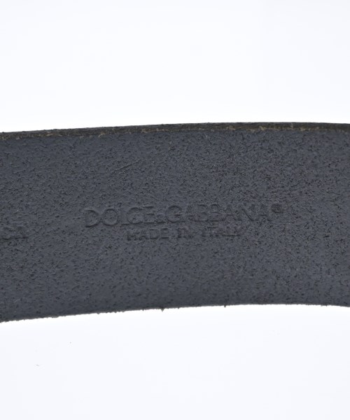 DOLCE&GABBANA（ドルチェアンドガッバーナ）ベルト 黒 サイズ:38 メンズ/2200704687738