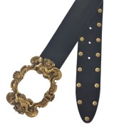 DOLCE&GABBANA（ドルチェアンドガッバーナ）ベルト 黒 サイズ:38 メンズ/2200704687738
