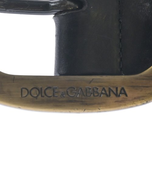 DOLCE&GABBANA（ドルチェアンドガッバーナ）ベルト 黒 サイズ:34 メンズ/2200704687790
