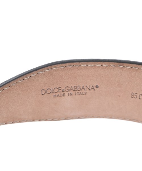 DOLCE&GABBANA（ドルチェアンドガッバーナ）ベルト グレー サイズ:38 メンズ/2200704715257