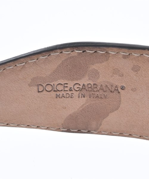 DOLCE&GABBANA（ドルチェアンドガッバーナ）ベルト グレー サイズ:90 メンズ/2200704715868