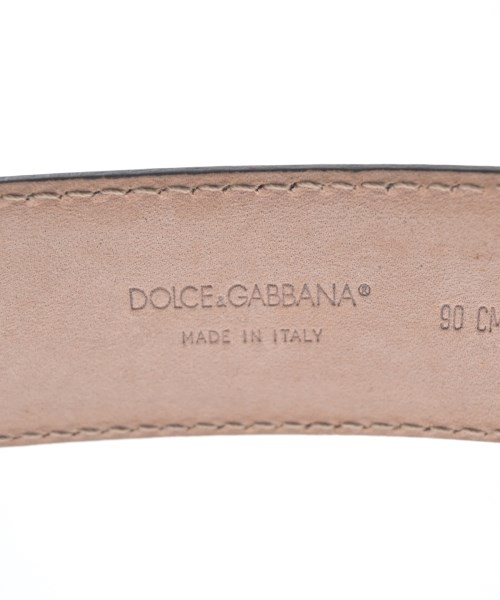 DOLCE&GABBANA（ドルチェアンドガッバーナ）ベルト シルバー サイズ:36 メンズ/2200704715875