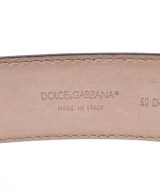 DOLCE&GABBANA（ドルチェアンドガッバーナ）ベルト シルバー サイズ:36 メンズ/2200704715875