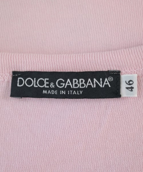 DOLCE&GABBANA（ドルチェアンドガッバーナ）Tシャツ・カットソー ピンク サイズ:46(M位) メンズ/2200705408332