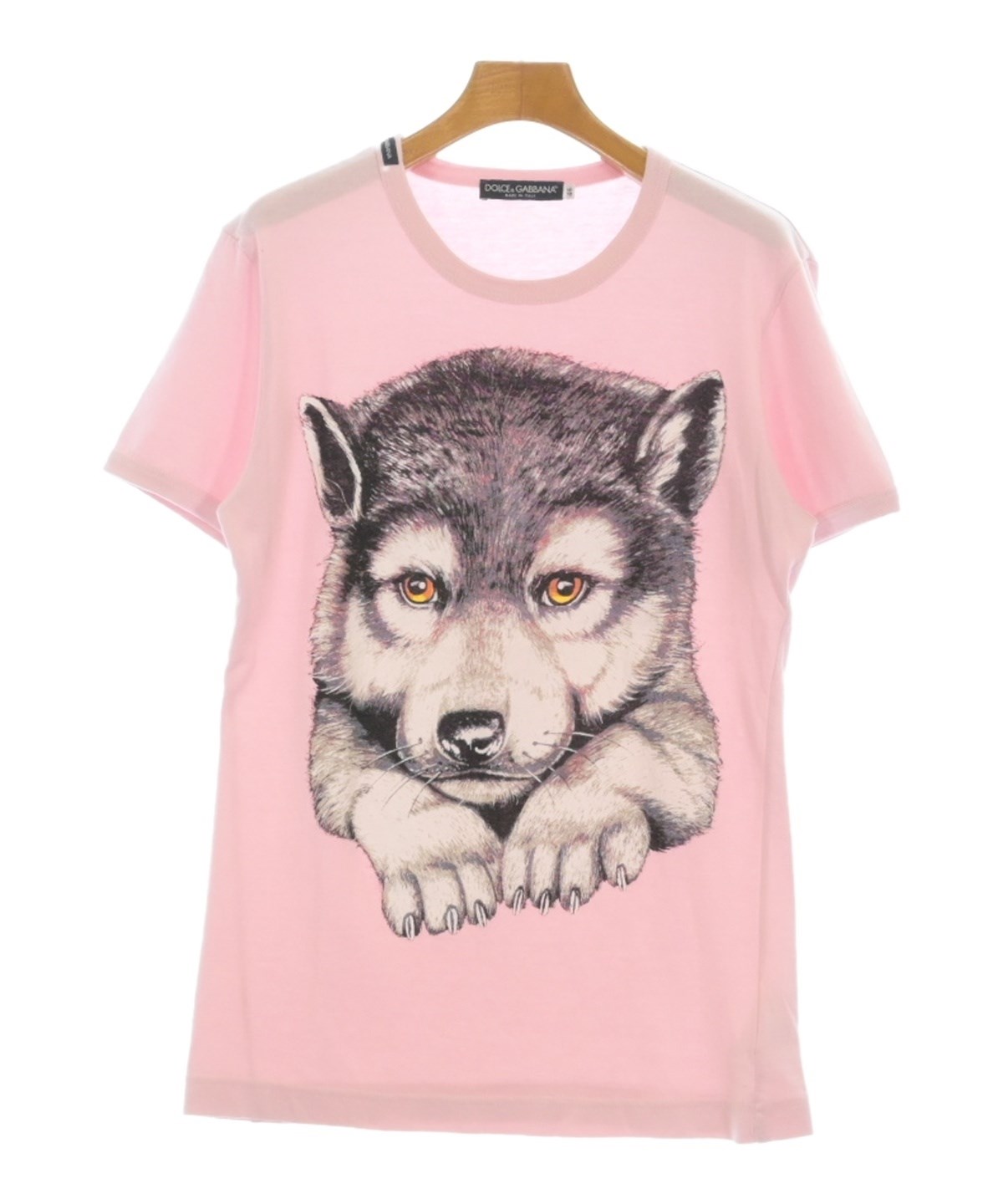 希少Dolce & Gabbana 長袖カットソー　ピンク　イラスト DOLCE&GABBANA（ドルチェアンドガッバーナ）Tシャツ・カットソー