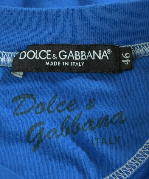 DOLCE&GABBANA（ドルチェアンドガッバーナ）Tシャツ・カットソー 青 サイズ:46(M位) メンズ/2200705408387