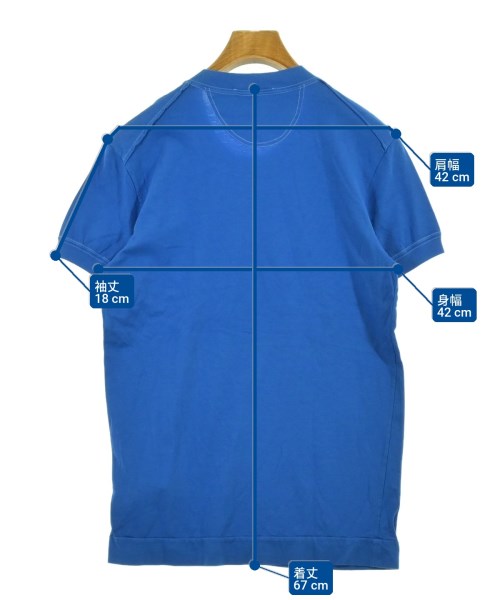 DOLCE&GABBANA（ドルチェアンドガッバーナ）Tシャツ・カットソー 青 サイズ:46(M位) メンズ/2200705408387