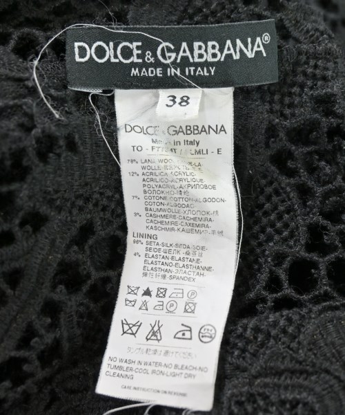 DOLCE&GABBANA（ドルチェアンドガッバーナ）ブラウス 黒 サイズ:38(S位) レディース/2200704787025