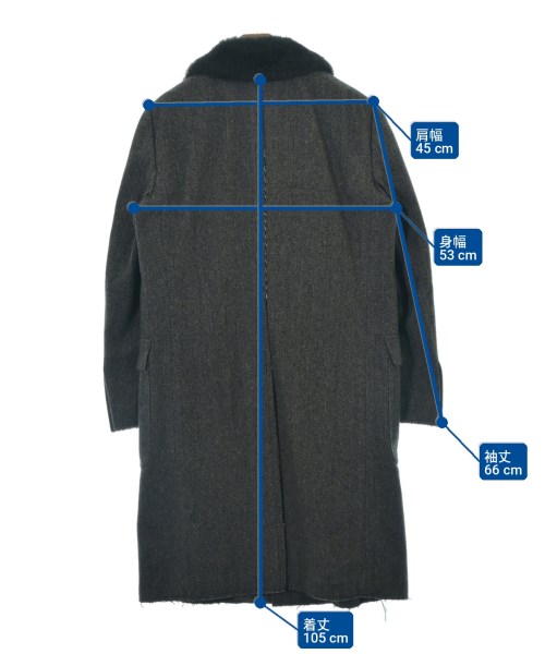 DOLCE&GABBANA（ドルチェアンドガッバーナ）チェスターコート 黒 サイズ:46(M位) メンズ/2200706708011