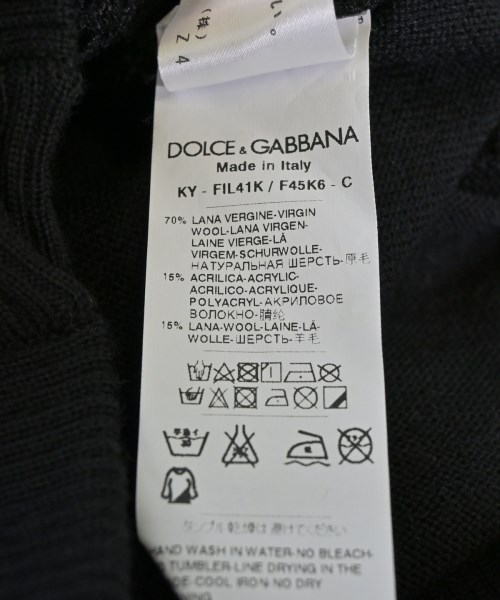 DOLCE&GABBANA（ドルチェアンドガッバーナ）カーディガン 黒 サイズ:40(M位) レディース/2200705489089