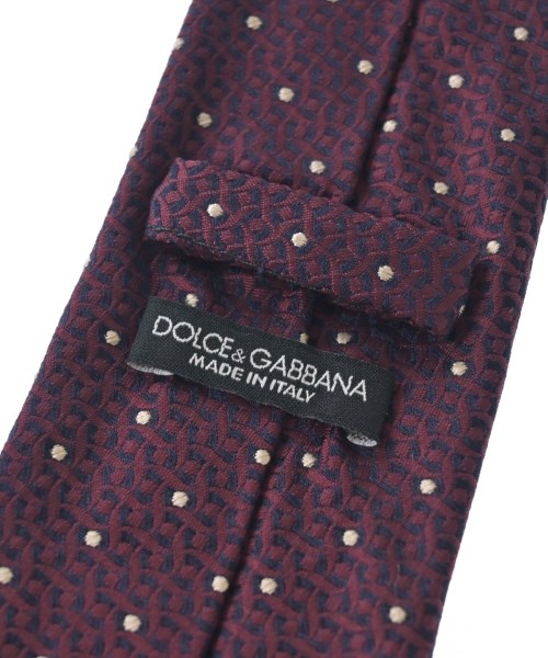 DOLCE&GABBANA（ドルチェアンドガッバーナ）ネクタイ 赤 サイズ:- メンズ/2200707979236