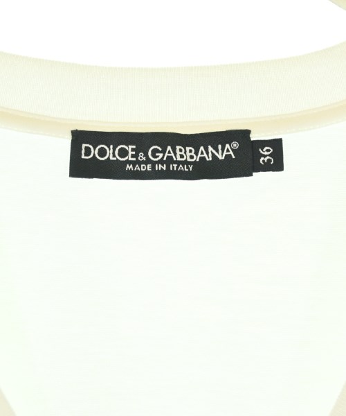 DOLCE&GABBANA（ドルチェアンドガッバーナ）Tシャツ・カットソー 白 サイズ:36(XS位) レディース/2200708068069