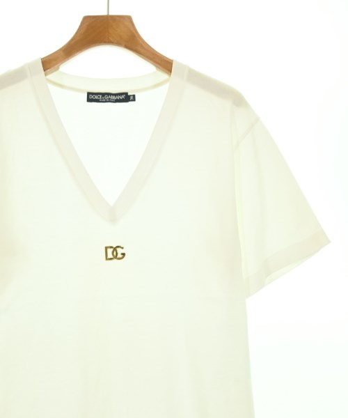 DOLCE&GABBANA（ドルチェアンドガッバーナ）Tシャツ・カットソー 白 サイズ:36(XS位) レディース/2200708068069