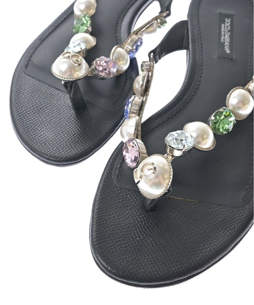 DOLCE&GABBANA（ドルチェアンドガッバーナ）サンダル 黒 サイズ:EU35(21.5cm位) レディース/2200708830055